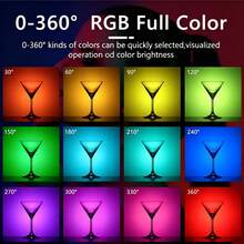 TOKQI RGB Color LED Lighting Set ,10'' Detachable Ring Fill Light With Adjustable Angle Phone Holder Arm And Phone Mount,Dimmable LED Selfie Light,Compatible With Multi Model Phones,Suitable For Recording, Live Streaming,Makeup, Nail Art, Cooking,Shooting - one-size - View 4