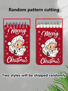 New Christmas Theme Mini Loose-Leaf Notebook - Portable Pocket Size, Suitable For Writing, Memo, Diary, Study And Office, Thoughtful Gift For Teachers On Teacher's Day, Also Great Gift For Graduation, Birthday, Back To School Essential, Back To School Season, Back To School Must-Have, Christmas Gift (Mini Size) - Multicolor - View 8