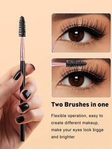 17/20/37Pcs Soft Synthetic Makeup Brushes Set, Multipurpose Cosmetic Brushes For Foundation, Eyeshadow, Blush And Concealer, With Triangle Powder Puffs, Cosmetic Sponges And Plush Hair Bands, Complete Makeup Accessory Kit For Daily Facial Makeup - Black - View 5