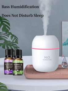 1pc/2pcs Set (Aromatherapy Diffuser + Essential Oil), Increase Air Humidity And Relieve Dry Air, Suitable For Home, Hotel, Bathroom Deodorization, Fragrance, Long-Lasting Air Freshener, Birthday Graduation Gift, USB Cable Powered - Multicolor - View 1
