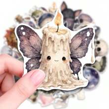 50pcs Weird Creatures Stickers, Halloween Theme Aesthetic Stickers Pack, Perfect For Decorating Laptop, Water Bottle, Phone, Scrapbook, Journal, Bumper, Skateboard, Motorcycle, Luggage, Etc - Multicolor - View 11