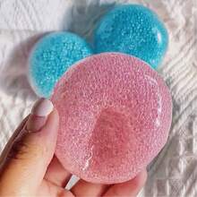 1pc Pink & Blue Handmade Foam Bead Squeeze Ball Filler Stress Relief ...
