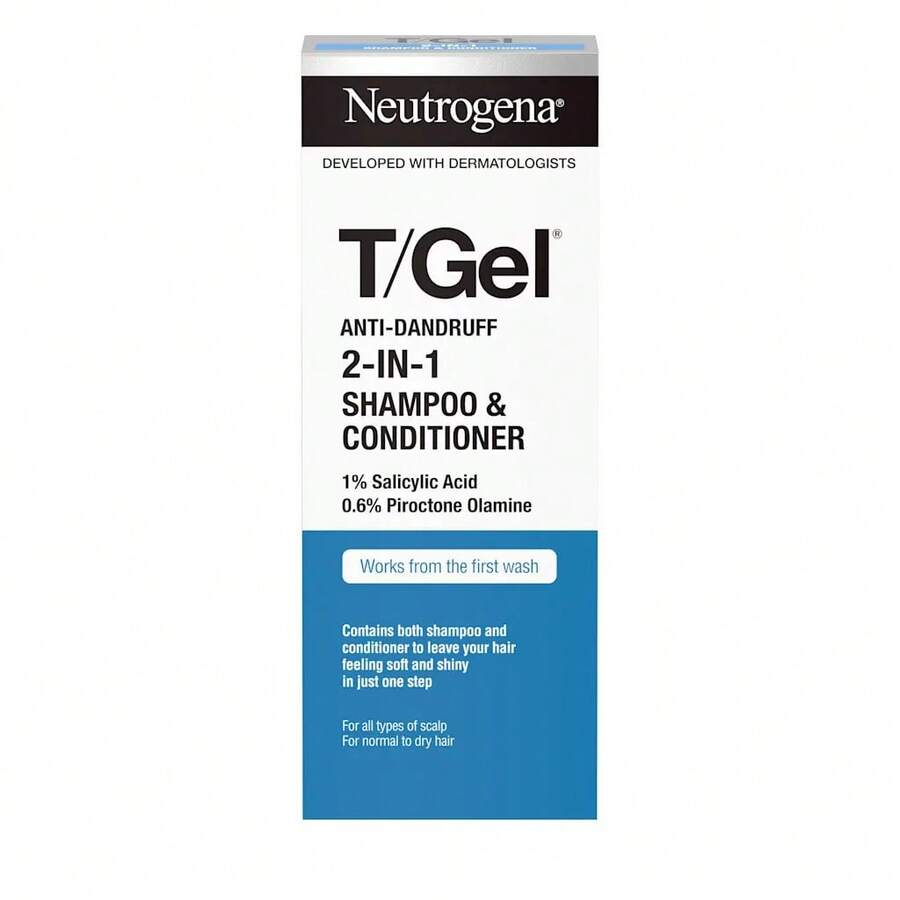 Neutrogena T/Gel 2 In 1 Anti-Dandruff Shampoo And Conditioner 250ml - Shampoo+Conditioner - View 1