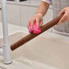 Household Solid Wood Rolling Pin, Extra Long 40cm Round Head Dough Roller, Bun And Dumpling Skin Pressing Tool, Uncoated Natural Wood Rolling Pin - View 10