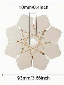 4/1 Pc Braiding Flower Shape Wooden Disk Bracelet Braiding Tool,Braiding Combination Rope Braiding, DIY Jewelry Making, Handicraft Making, Lightweight Braiding Auxiliary Tool, Jewelry Making Tool, Suitable For DIY Enthusiasts - Multicolor - View 11