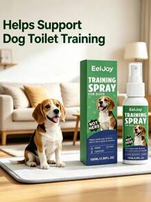 Semprotan Pelatihan Toilet untuk Kucing & Anjing, Panduan Tepat untuk Anjing ke Area Toilet yang Ditentukan, Tandai Zona Terlarang untuk Melindungi Dekorasi Rumah, Semprotan Pelatihan Penempatan Toilet yang Praktis - 100ml - View 3
