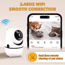 1/2pcs 1080P Smart WiFi Security Camera, 360° Rotating, Night Vision, Two-Way Audio, Motion Detection Alarm, USB Powered Indoor Wireless Camera With Siren, 24/7 Recording, Wide Angle Lens, Remote Access Via App - White - View 8