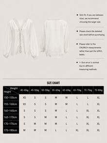 Autumn Back To School Solid Color Popular Long Sleeve Lace Trim Blouse Christmas - White - View 5