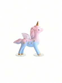 1 Set Or Single Unicorn Cake Topper, Unicorn Cake Decoration, Pink Butterfly Happy Birthday Cake Topper, Rainbow Cake Decoration, Pink & White Artificial Flowers Colorful Foam Ball Cake Decoration, Suitable For Baptism, Gender Reveal, Anniversary, Wedding, Birthday Party Cake Decoration (Please Use With Tray And White Stick) - Multicolor - View 8