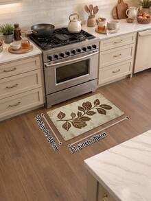 DAJIANG 1PC Runner Rug Kitchen Rug Leaf Autumn Khaki Long Floor Mat Runner Rug Suitable Bathroom, Kitchen,Outdoor, Runner Corridor, Bedroom, Living Room, Machine Washable Rugs Accessories, Easy Clean Entryway Mat, Anti-Slip Rugs For Bedroom Fall Home Decor - Multicolor - View 14