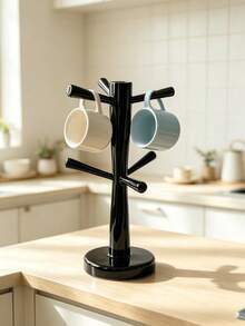1pc Multi-Branch Mug Holder, Detachable Waterproof Desktop Cup Rack, Home Coffee Utensil Storage Display - View 4