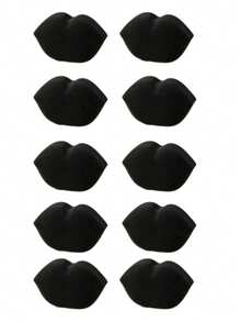 2/4/6/8/10pcs Creative Lip-Shaped Makeup Sponges, 4 Colors Available, High Elasticity Soft Makeup Sponge, Dry & Wet Use, Fits Skin, Suitable For Foundation And Concealer, Unique Shaped Makeup Sponge - Multicolor - View 8