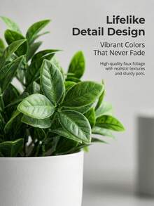Artificial Potted Plant, Lightweight And Easy To Place With Outstanding Visual Effect, Office Desk Decoration, Wedding Favor Gift, Gift Selection For Home Office Centerpiece, Banquet Tabletop Decor, Holiday Party Display Prop - Multicolor-b - View 6