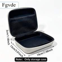 Fgvde Travel Hard Shell Storage Box, With Detachable Foam Pad, Zipper Portable Storage Bag, With Carrying Strap, Portable Organizer Bag, Suitable For Jewelry, Small Cosmetics, Mini Electronics And Daily Accessories - View 9