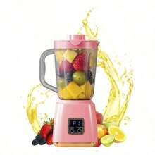 Wireless Portable Blender, 1500mAh Lithium Battery, USB Rechargeable Electric Juice Cup With 3 Speed Modes, Multifunctional Fresh Juice Milkshake Machine, Travel Camping Outdoor Home Kitchen Mini Fruit Blender For Household Use - Multicolor - View 13