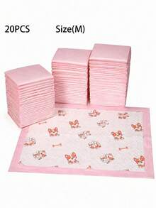 30/20pcs Super Absorbent Disposable Pet Pee Pads, Odorless Dog Training Pads, Highly Absorbent, Leak-Proof, Quick-Drying, Breathable Pet Cleaning Products - 20pcs(Size M) - View 14