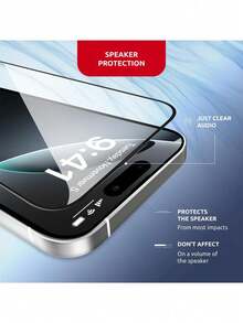 3pcs 9D Full Coverage Tempered Glass Screen Protector - Compatible With IPhone Ultra, 18 Pro Max, 18 Pro, 17 Pro Max, 16 Pro Max, 16e, 15, 14 Plus, 13, 12, 11 Pro Max, X, XS MAX, XR | High Definition Transparent, Scratch-Resistant, Bubble-Free Installation, Compatible With Phone Cases, High-Quality Glass Protection, Smooth Surface, Anti-Glare, Premium Accessories - Clear - View 3
