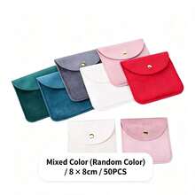 2pcs/5pcs/10pcs/20pcs/50pcs Velvet Jewelry Packaging Bags Soft Velvet Gift Bags For Rings Earrings Bracelets Necklaces Storage Bags Wedding Guest Candy Bags Gift Bags - Velvet Jewelry Pouch - View 78