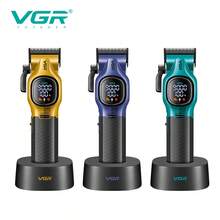 VGR Hair Clipper Professional Electric Hair Trimmer 9000 RPM Hair Clipper Vector MotorHigh Power Trimmer Men Clipper Charging Model Hair Cutting Machine V-886C V-886T - Multicolor - View 1
