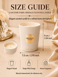 Lancôme Absolue Paris Scented Candle 7.5*9cm, Elegant Absolue Fragrance For Soothing And Calming, Creating A Warm Home Atmosphere, Perfect For Personal Use Or As A Gift - Scented Candle - View 10