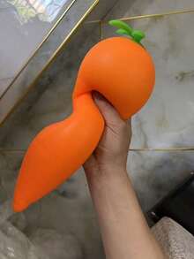 30cm Creative Hot-Selling Extra Large Carrot Squeeze Toy, Realistic Fruit Squishy Soft Rubber Stress Relief Toy, Wholesale - Multicolor - View 11