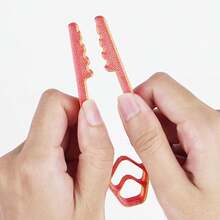 Nail Holder Tool For Hammering, Non-Slip Plastic Nail Fixer, Portable Hand Protection Clamp For Woodworking, Home Repair And Basic Construction, Practical Household Hardware Accessory - Multi-color - View 6