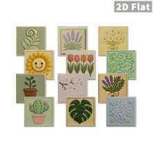 30 buah Stiker Ubin Motif Lemon dan Bunga, Stiker Dinding Perekat PVC Tahan Air, Warna Pola Cerah, Untuk Kamar Mandi, Dapur, Toilet - Mudah Dilepas, Stiker Dinding Kamar Mandi, Dekorasi Dapur, Bahan Tahan Minyak - 10*10 cm / 3,94*3,94 inci - View 10