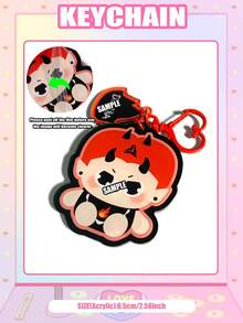 Cute GMMTV Chibi BL Acrylic Keychain & Bag Charm Gift, Double-Sided Print Lightweight Durable Backpack Pendant Accessory, Keyring For Car Keys Earphone Case. - Multicolor - View 7
