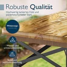 Beer Tent Furniture Beer Table Furniture Marquee Furniture Beer Table Small Umbrella Hole- - Verschiedenfarbig - Übersicht 3