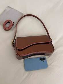 New Versatile Shoulder Bag - Coffee - View 7