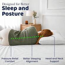 H&R 2pcs Ultra Soft Box Stitching Bed Pillows - High Bounce Gusseted Sleeping Pillow Set With Grey Contrast Piping, Breathable Side Sleeper Pillow For Bedroom - White - View 9