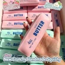 Slow Rebound Fingertip Building Block Butter Stick Toy, Soft Squeezable Realistic Food Shaped Stress Relief Toy, Exquisite Desktop Decoration, Suitable As Birthday Gift For Children And Teenagers, Fun Back To School Classroom Reward - Multicolor - View 6