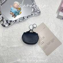 Portable Mini Faux Leather Earbud Storage Pouch, PU Leather Protective Carrying Bag For Wireless Earbuds - 6 - View 5