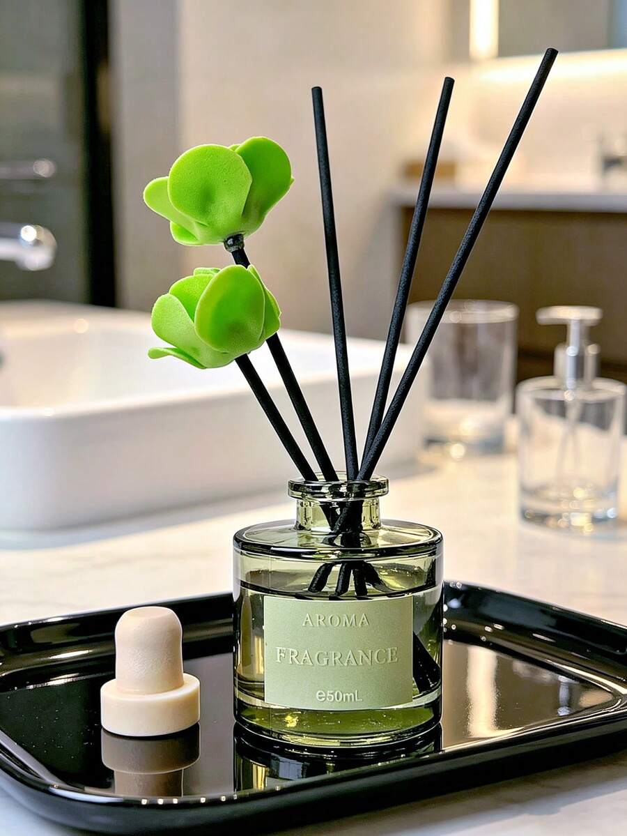 Iterative 50ml 芳香療法精油香氛,植物基無火藤條擴香,適用於浴室、臥室、居家裝飾,持久留香 - 星星-2.0 版本 - 查看 1