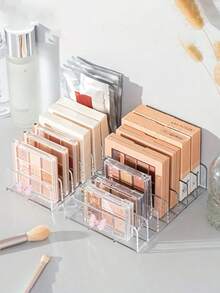Acrylic Eyeshadow Palette Storage Box, Transparent Large Capacity Desktop Drawer-Style Storage Box, Transparent Cosmetic Storage Box, Makeup Brush Holder, Perfume Storage Box, Jewelry Box, ,Applicable For Living Room, Dining Room, Kitchen, Bedroom, - Multicolor - View 1