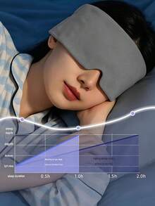 Dual Sensory Gravity Eye Mask, Micro-Pressure Light-Blocking Breathable Eye Mask, Deep Sleep Breathable Eye Mask, Suitable For Home, Office And Airplane - Multiple Styles - View 4