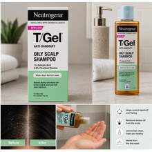 Neutrogena T/Gel Anti-Dandruff Shampoo For Normal To Oily Hair 250ml - Shampoo - View 2