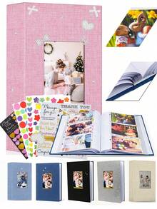 Photo Album, Family Photo Album, 4x6 Inch 300 Pockets Linen Cover Photo Album, Photo Storage, Suitable For Family, Wedding, Anniversary And Family Photo Storage - A - View 1
