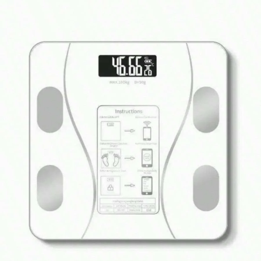 This Electronic Scale Is Equipped With An LED Display, Is Suitable For Multiple Users, And Has Basic Measurement And Automatic Calibration Functions, Making It An Ideal Gift For Relatives And Friends. - White - View 1