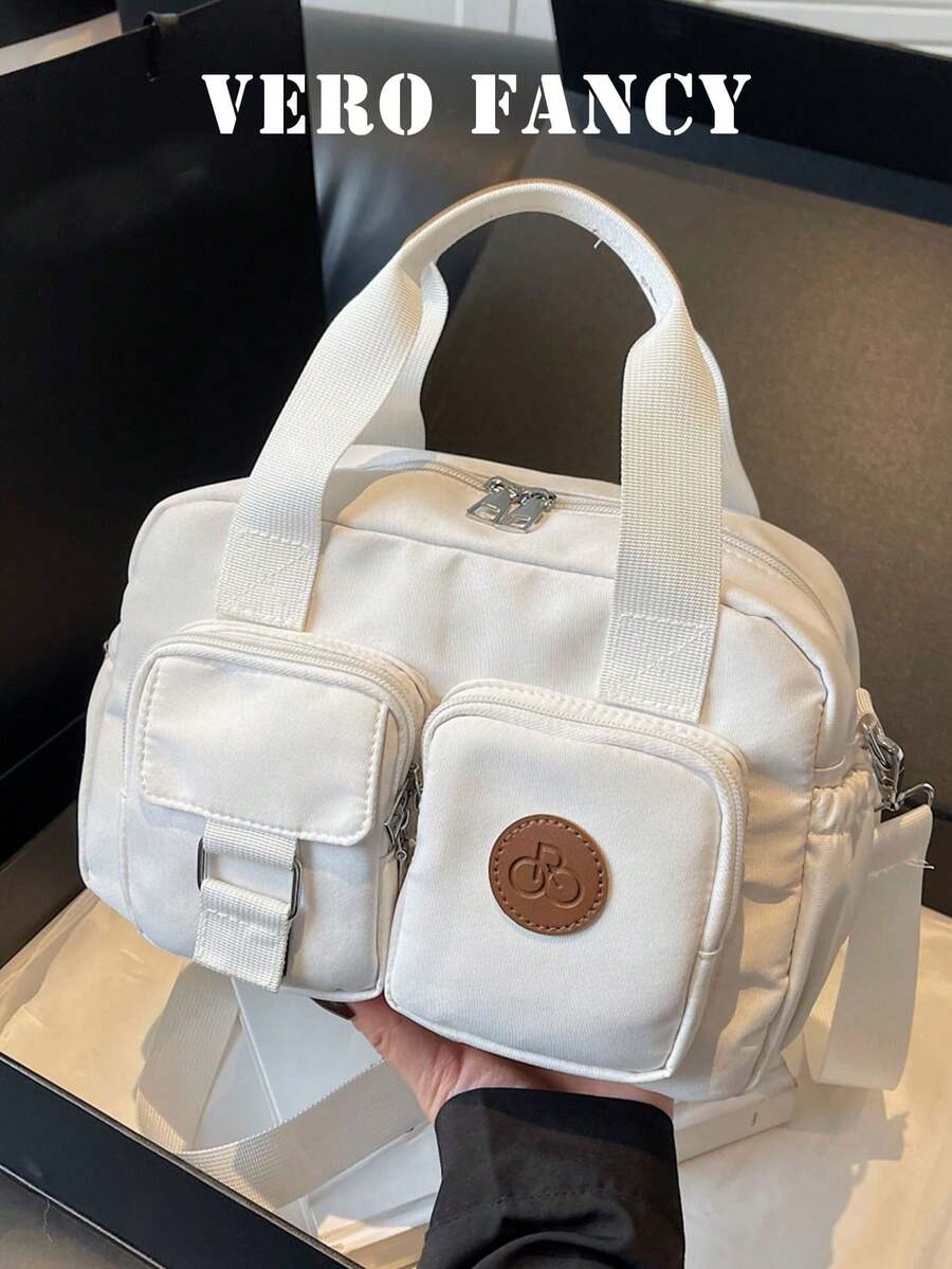 Casual And Fashionable Large Capacity Women's Handbag, Multifunctional And Multi Pocket Shoulder Crossbody Bag, Suitable For Commuting To Work