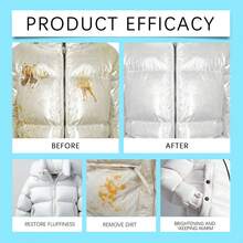 JAYSUING Down Jacket Cleaning Wipes, Stain & Oil Remover, Portable Mini Wipes For White Sneakers And Down Jackets - 1 Box Pink Panda - View 10