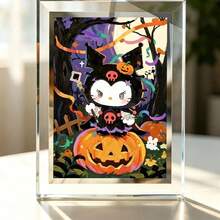 SANRIO 1 Peça Porta-Retrato de Mesa Acrílico Estilo Cartoon Criativo de Halloween, Cor Aleatória, Decoração para Casa, Sala de Estar, Quarto, Escritório, Dormitório de Estudante, Estação de Trabalho, Ornamento de Mesa Divertido, Decoração de Cena de Festa de Halloween, Presente Comemorativo de Feriado e Aniversário para Meninas e Melhores Amigas - Tamanho único - cor aleatória - Visão 5