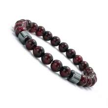 diffone Fashion Handmade 8MM Natural Stone Beaded Bracelet Charms Men Armband Cool Yoga Meditation Jewelry - 8mm Beaded Bracelet - View 15