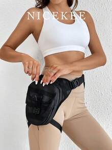 Women Leg Bags - Beige - View 8
