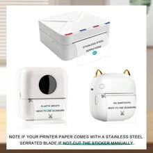 1/3/5/10 Rolls Of Transparent Self-Adhesive Thermal Printing Paper - 57Mm X 25Mm Mini Portable Printer Compatible, Instant Thermal Labels, Supports Pocket Printers' Black And White Printing - View 7