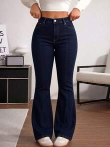 Women Jeans - Blue-black - View 2