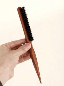 5/1pc Comb Set, Unisex Smooth Back Comb, Plastic Hair Brush/Beard Brush, Styling Comb, Unscented Hairdressing Comb, Edge Control Comb, Wide Horse Tail Design With Wide Pointed Tail Back Comb And Detangling Comb, Convenient For Parting, Styling, Polishing And Smoothing Hair, Creating Smooth Frizz-Free Hairstyle, Suitable For Men And Women, Recommended As Christmas Gift - Multicolor - View 9