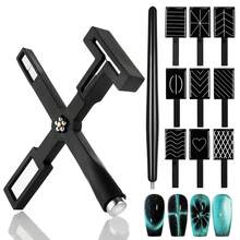Nail Art Magnet 5 In 1 Multi‑Functional Strong Suction Tool For Glass Bead Cat Eye Gel Manicure Diy Salon Nail Decoration - Multicolor - View 8