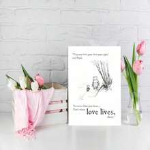 1 Sympathy Card - Winnie And Piglet Loss & Remembrance - Forever In Our Hearts - Deeply Sorry For Your Loss, Missing You, Mourning (Heart Shape) - Multicolor - View 4