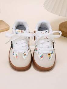 Infant Fashion Sneakers With Rubber Non-Slip Sole, Casual Versatile Baby Walking Shoes - Black - View 5
